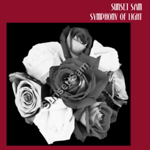 Black and white rose posy - AS Colour Womens Mali Tee Design