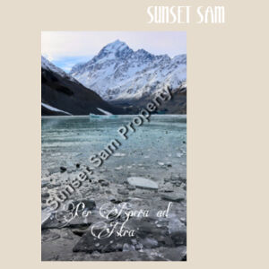 Aoraki, Pathway to the Stars, front photo - Heavy Duty Canvas Tote with Gusset  Design