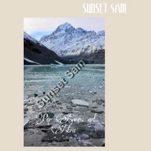 Aoraki, Pathway to the Stars, front photo - Calico Tote Bag - Thread Project Design