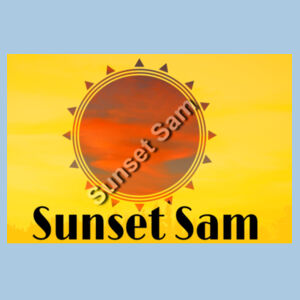 Cornfield Sunset on back - Cloke Mens Standard Crew  Design