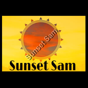 Cornfield Sunset on back - AS Colour Mens Staple Plus Tee Design