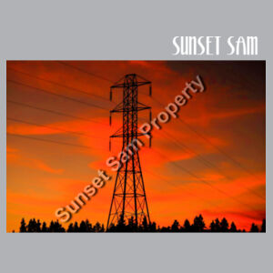 Sunset Powerline - AS Colour Parcel Tote Design