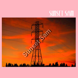Sunset Powerline - AS Colour Carrie Tote Bag  Design