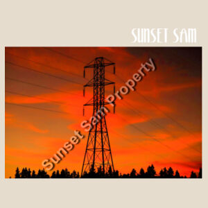 Sunset Powerline - Super Tote Bag - Thread Project Design