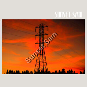 Sunset Powerline - AS Colour Womens Relax Faded Hood Design