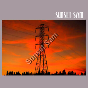 Sunset Powerline - AS Colour Women's Relax Crew Design