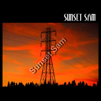 Sunset Powerline - AS Colour Womens Maple Scoop Tee Design