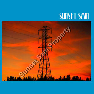 Sunset Powerline - Biz Collection Ladies Ice Tee Design
