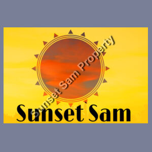 Sunset Powerline, photo on back - Syzmik Mens Streetworx Tee  Design