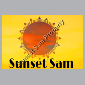 Sunset Swirl, Photo on back - Cloke Mens Concept Singlet Design