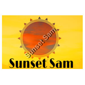 Sunset Swirl, Photo on back - AS Colour Mens Base Organic Long Sleeved Tee Design
