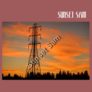 Sunset Powerswirl - Cloke Womens Silhouette Tee Design