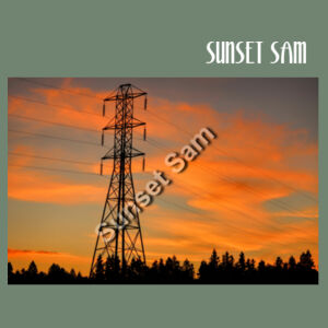Sunset Powerswirl - AS Colour Womens Crop Tee Design