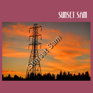 Sunset Powerswirl - AS Colour Womens Maple Tee Design