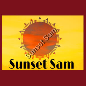 Sunset Powerswirl, photo on back - AS Colour Mens Stencil Hoodie Design