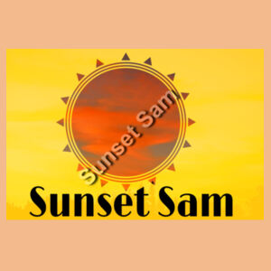 Sunset Powerswirl, photo on back - AS Colour Mens Supply Hood Design