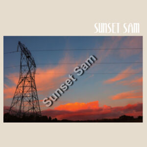Sunset Line - Calico Tote Bag - Thread Project Design