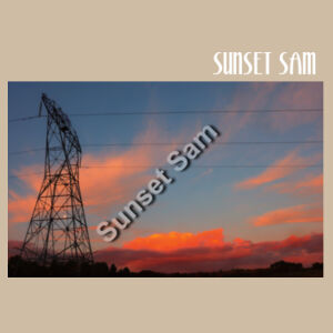 Sunset Line - AS Colour Women's Relax Crop Crew Design