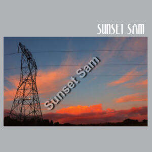 Sunset Line - AS Colour Womens Yes Racerback Singlet Design