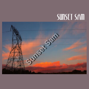 Sunset Line - AS Colour Womens Maple Faded Tee Design