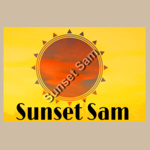 Sunset Line, photo on back - AS Colour Mens Staple Longsleeve Tee Design