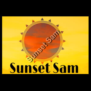 Sunset Line, photo on back - Thread Project Unisex Summer Tee Design