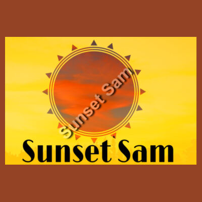 Sunset Cow, photo on back - Urban Collab Mens Set Singlet Design