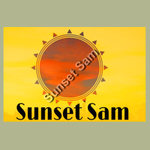 Sunset Cow, photo on back - AS Colour Mens Classic Long Sleeved Tee Design