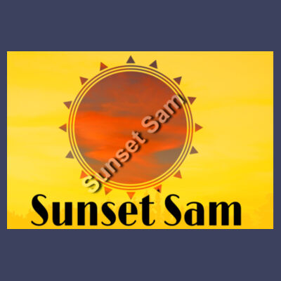 Sunset Star Glow, back - AS Colour Mens Stone Wash Barnard Tank Design