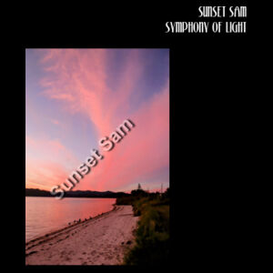 Beach sunset, front - AS Colour Shoulder Tote Design