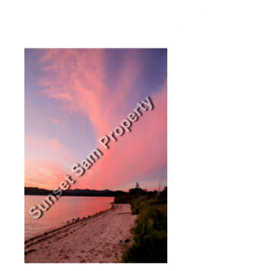 Beach sunset, front - AS Colour Womens Oversized Dress Design
