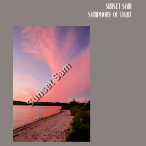 Beach sunset, front - AS Colour Womens Heavy Faded Tank Design