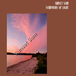 Beach sunset, front - AS Colour Womens Maple Tee Design
