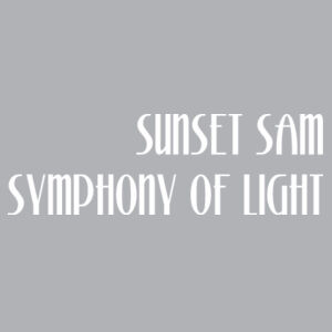 Beach sunset, back - Cloke Mens Concept Singlet Design