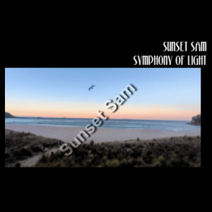 Peaceful Beach, front - AS Colour Shoulder Tote Design