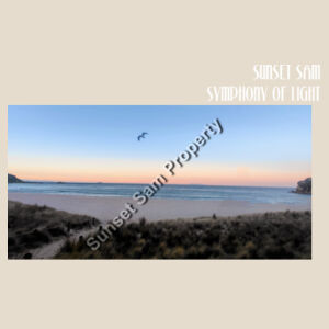 Peaceful Beach, front - Super Tote Bag - Thread Project Design