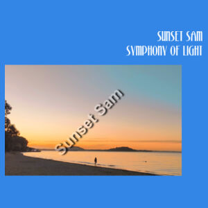 Beach stroll, front - Cloke Womens Silhouette Tee V2 Design
