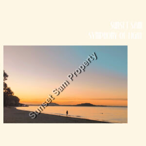 Beach stroll, front - AS Colour Parcel Tote Design