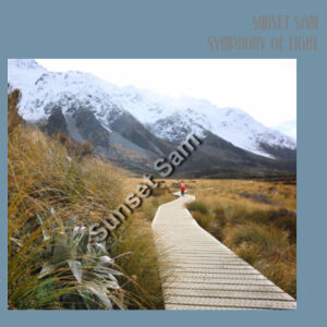 Mountain Path, front - AS Colour Denim Carrie Tote Design