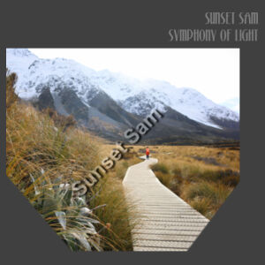 Mountain Path, front - Stonewash Bandana Bib Design