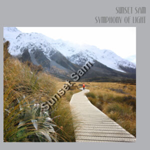 Mountain Path, front - AS Colour Womens Relax Zip Hoodie Design