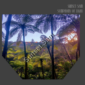 Ponga Paradise front - Stonewash Bandana Bib Design