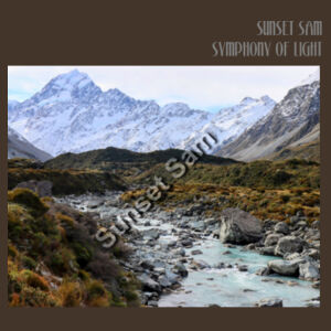Curved creek from Mount Aoraki, front - AS Colour Carrie Apron Design