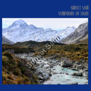 Curved creek from Mount Aoraki, front - C-Force Classic Kiwi Adults Singlet Design