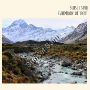 Curved creek from Mount Aoraki, front - AS Colour Parcel Tote Design