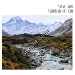 Curved creek from Mount Aoraki, front - AS Colour Womens Oversized Dress Design