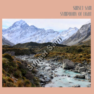 Curved creek from Mount Aoraki, front - AS Colour Womens Premium Hood Design
