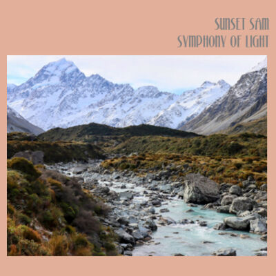 Curved creek from Mount Aoraki, front - AS Colour Womens Premium Hood Design