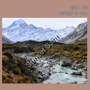 Curved creek from Mount Aoraki, front - AS Colour Womens Upside Tank Design