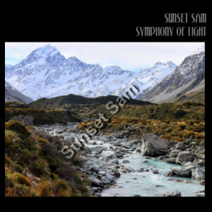 Curved creek from Mount Aoraki, front - AS Colour Womens Shallow Scoop Tee Design